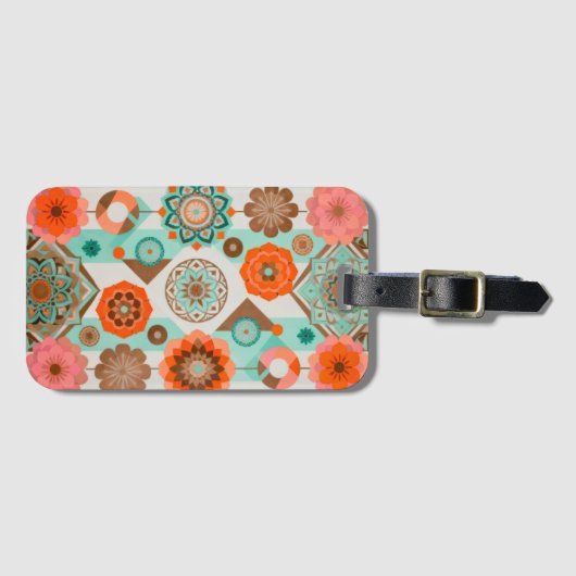 Floral ラゲッジタグ (正面横)