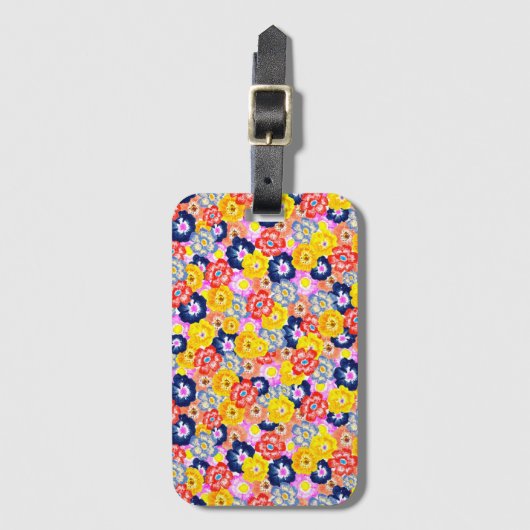 Floral ラゲッジタグ (正面縦)