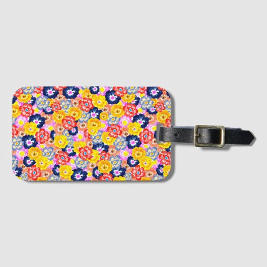 Floral ラゲッジタグ (正面横)