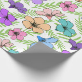 Floral ラッピングペーパー (角)