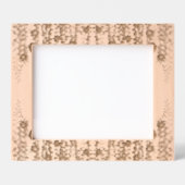 Floral レーザー彫刻フレーム (正面)