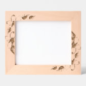 Floral レーザー彫刻フレーム (正面)