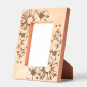 Floral レーザー彫刻フレーム (左)