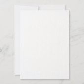 Floral  招待状 (裏面)