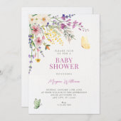 Floral  招待状 (正面/裏面)