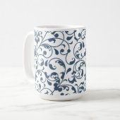 Floral 15oz Coffee Mug コーヒーマグカップ (正面左)