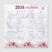 Floral 2026 Purple Flower Design with Custom Logo (正面)