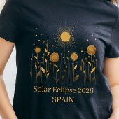 Floral 2026 Solar Eclipse T-Shirt Tシャツ