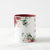 Floral 21st Birthday Mug マグカップ (中央)