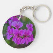 Floral 2 sided acrylic keychain  キーホルダー (裏面)