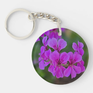Floral 2 sided acrylic keychain  キーホルダー