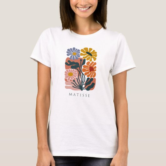 Floral 5 Matisse TEE Playera Tシャツ (正面)