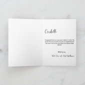 Floral 6 7 Meme Elementary Graduation Card カード (内部)