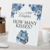 Floral A New Chapter Bridal Shower Tabletop Sign 台座サイン (インサイチュ)