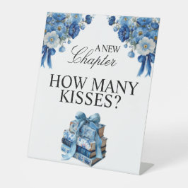 Floral A New Chapter Bridal Shower Tabletop Sign 台座サイン