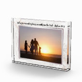 Floral Abstract Bible Verse Custom Photo Block フォトブロック (右)