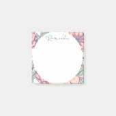 Floral & Abstract Circle ポストイット (正面)