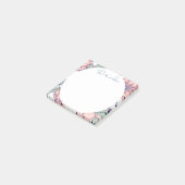 Floral & Abstract Circle ポストイット (アングル)