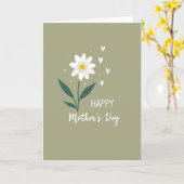 Floral Affection Mothers Card カード (黄色い花)