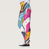 Floral All-Over Print Leggings レギンス (左)