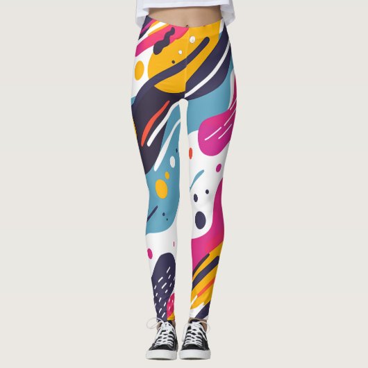 Floral All-Over Print Leggings レギンス (正面)