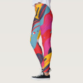 Floral All-Over Print Leggings レギンス (左)
