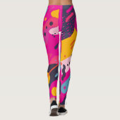 Floral All-Over Print Leggings レギンス (裏面)