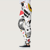 Floral All-Over Print Leggings レギンス (左)