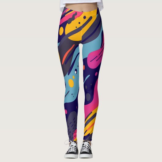 Floral All-Over Print Leggings レギンス (正面)