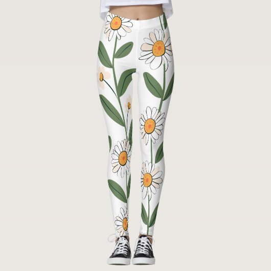 Floral All-Over Print Leggings レギンス (正面)