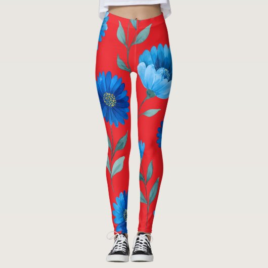 Floral All-Over Print Leggings レギンス (正面)