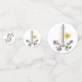 Floral Anatomy - Vertebrae, Hip Bone コンフェッティ (裏面)