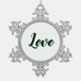 Floral Anatomy - Vertebrae, Hip Bone スノーフレークピューターオーナメント