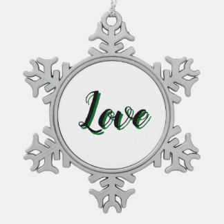 Floral Anatomy - Vertebrae, Hip Bone スノーフレークピューターオーナメント