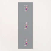 Floral and Elegant Pink & Purple Blossoms ヨガマット (正面)