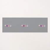 Floral and Elegant Pink & Purple Blossoms ヨガマット (正面(横))