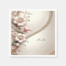 Floral and Pearl Embellishments