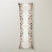 Floral and Pearl Embellishments Body Pillow ボディピロー (正面縦)
