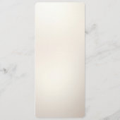 Floral and Pearl Embellishments Menu メニュー (裏面)