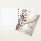 Floral and Pearl Embellishments Planner プランナー手帳 (ディスプレー)