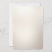 Floral and Pearl Embellishments Rehearsal Dinner 招待状 (裏面)