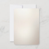 Floral and Pearl Embellishments RSVP Card (裏面)