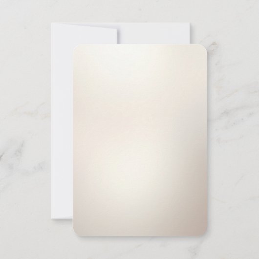 Floral and Pearl Embellishments RSVP Card (裏面)