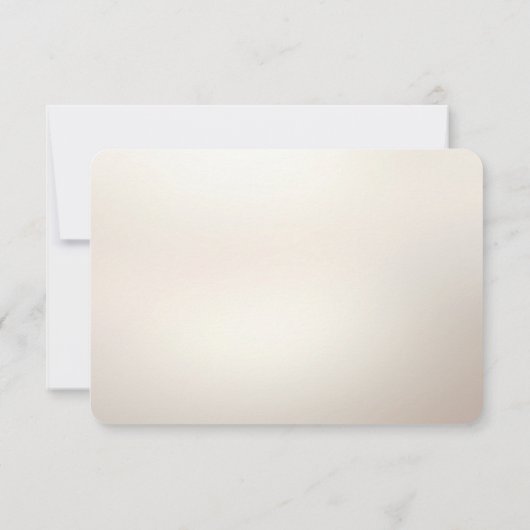 Floral and Pearl Embellishments RSVP Card (裏面)