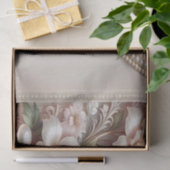 Floral and Pearl Embellishments Tissue Paper 薄葉紙 (ギフト)