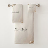 Floral and Pearl Embellishments Towel Set バスタオルセット (インサイチュ)