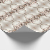 Floral and Pearl Embellishments Wrapping Paper ラッピングペーパー (角)