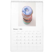 Floral and still life paintings 2026 calendar カレンダー (2月 2026)