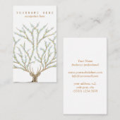 Floral antlers deer head woods god illustration 名刺 (正面/裏面)