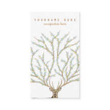 Floral antlers deer head woods god illustration